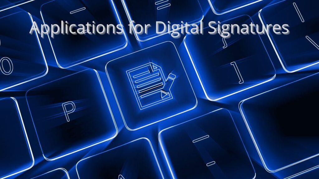 electronic signatures